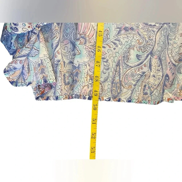 Victoria’s Secret Lightweight Navy Blue Paisley Robe With Tie & Tassels Small - Picture 7 of 9